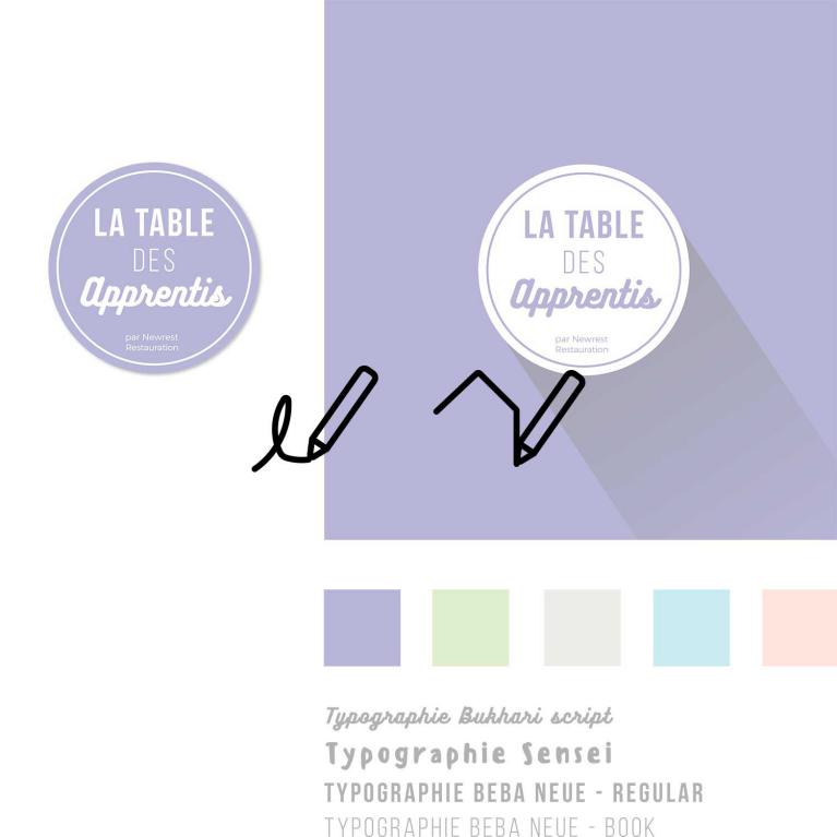 Création graphique pour cantine scolaire