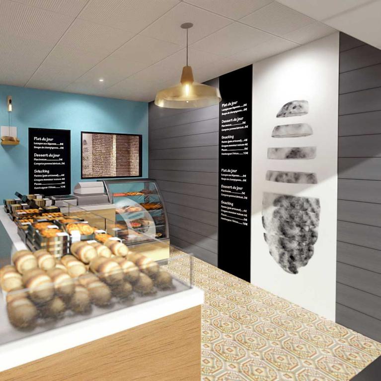 Identité visuelle boulangerie snaking