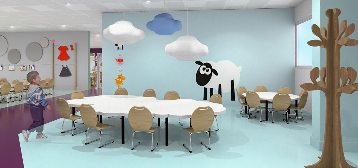 Concept cantine enfants