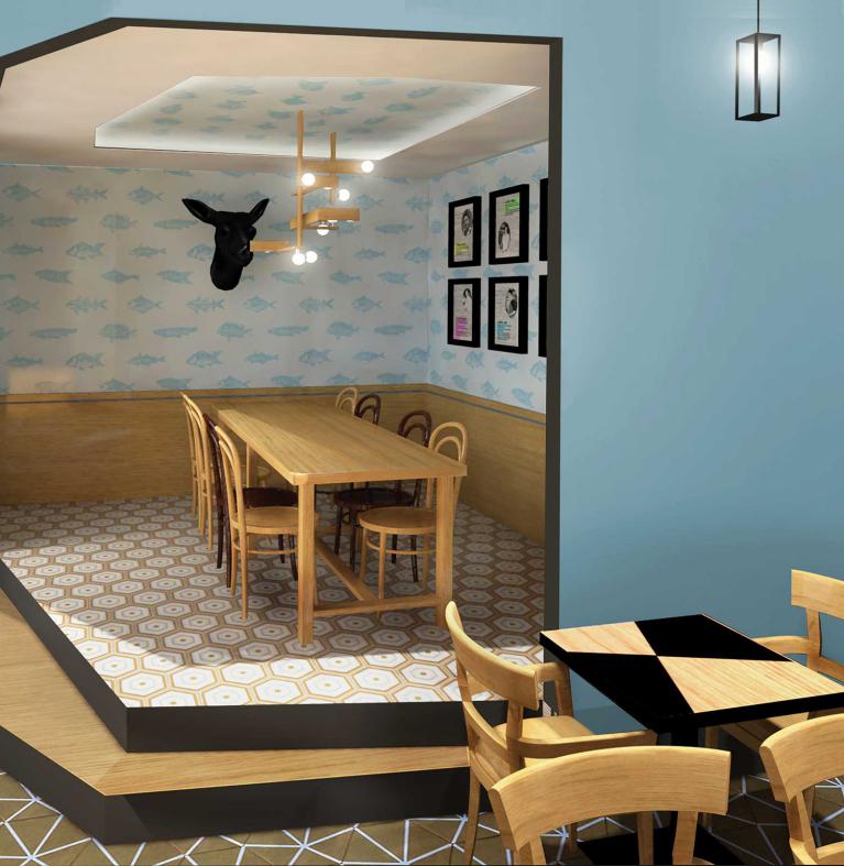 Ambiance bistro revisitée