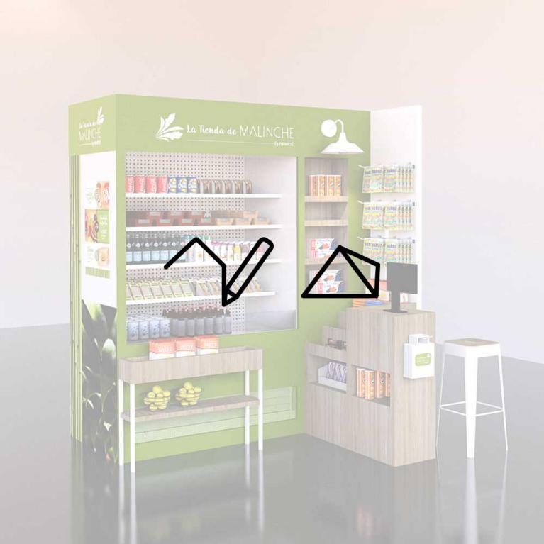 Création agencement stand - kiosque vente à emporter